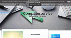 Desktop Screenshot of fiederer-computerservice.org