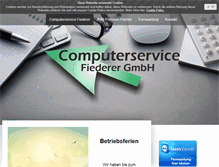 Tablet Screenshot of fiederer-computerservice.org